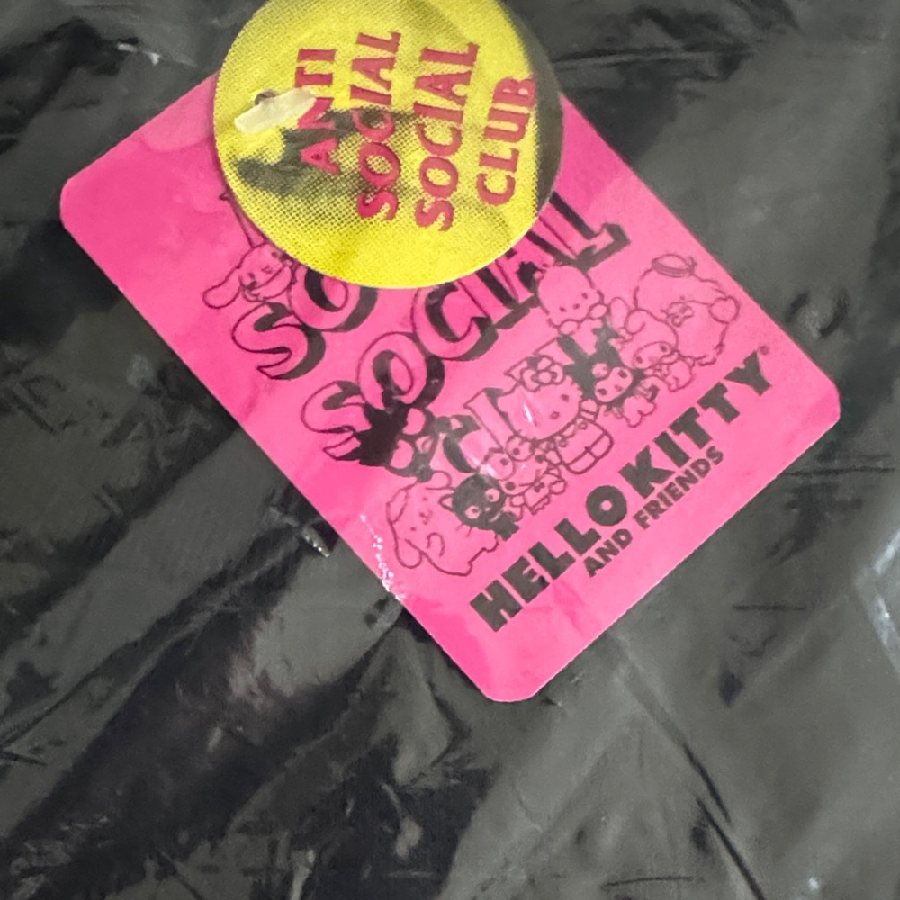 Anti Social Social Club x Hello Kitty Black Short Sleeve Tee - Small - Picture 3 of 5